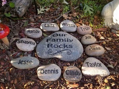 Family rock garden