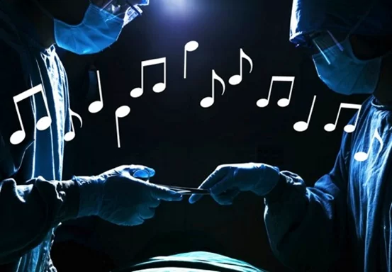 Music relaxes patients prior to and after a surgery