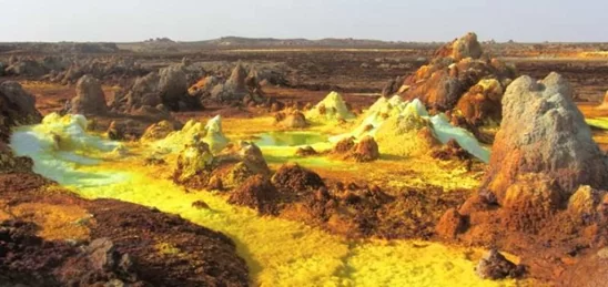 Danakil Desert in Ethiopia