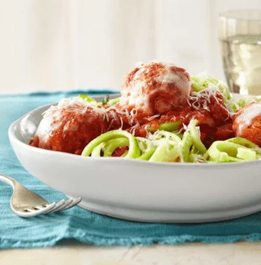 Turkey Meatballs and Zucchini Noodles