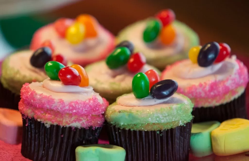Easter jelly bean cupcakes120